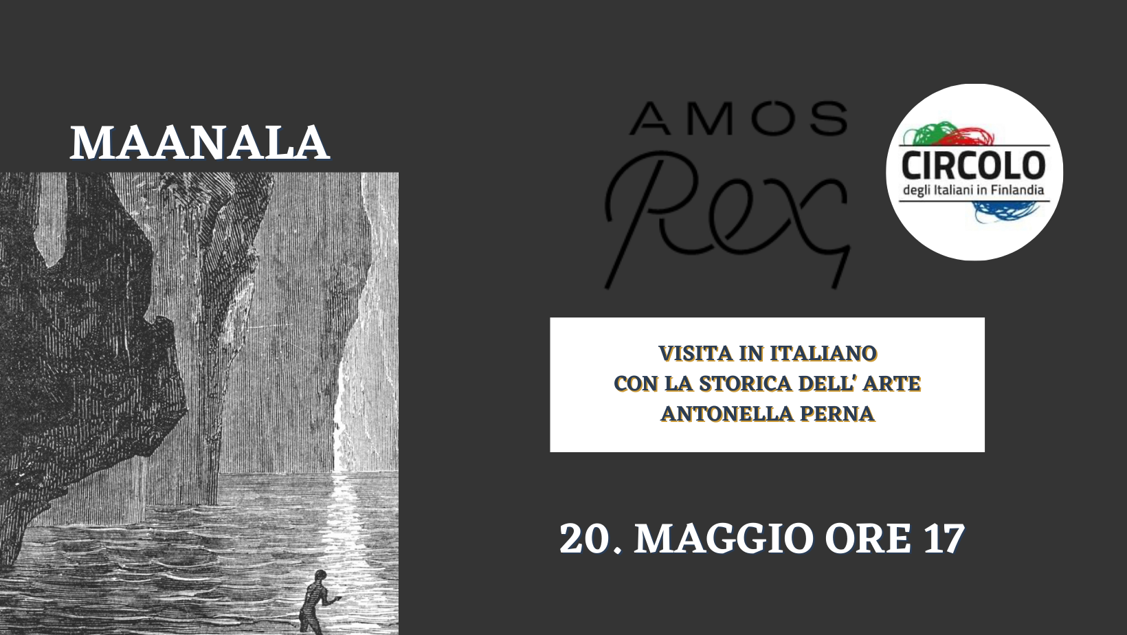 visita alla mostra “Maanala” con guida in italiano