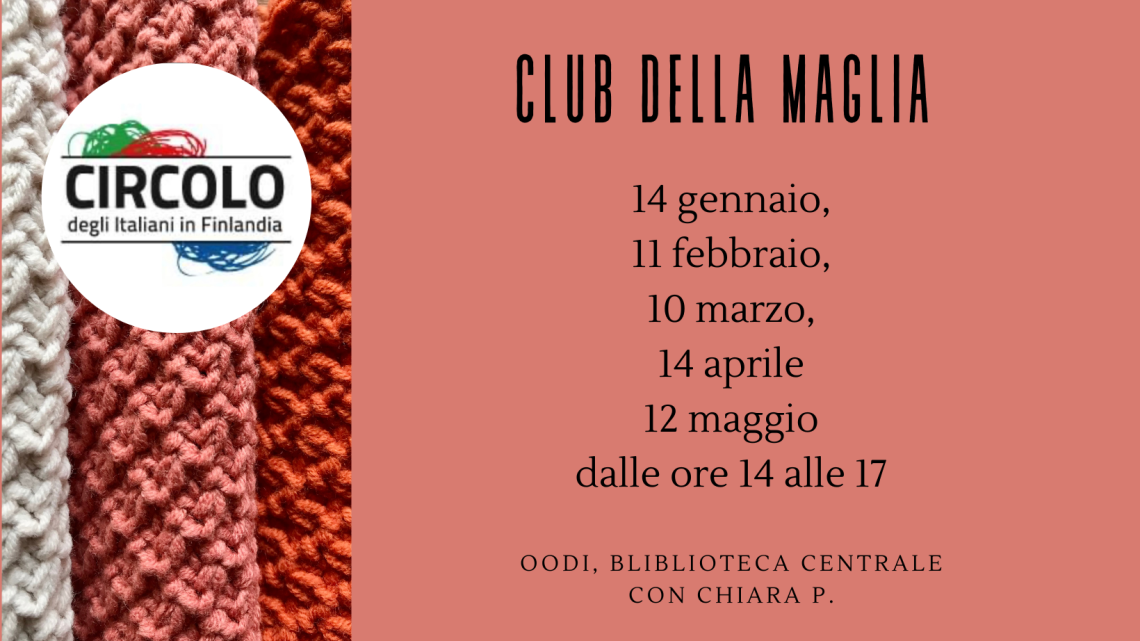 Club della maglia / nuovi incontri primavera 2024