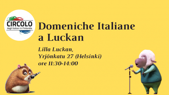 Domenica 30.10 “Le domeniche italiane a Luckan”