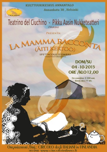 La mamma racconta, spettacolo d’ombre in lingua italiana e laboratorio